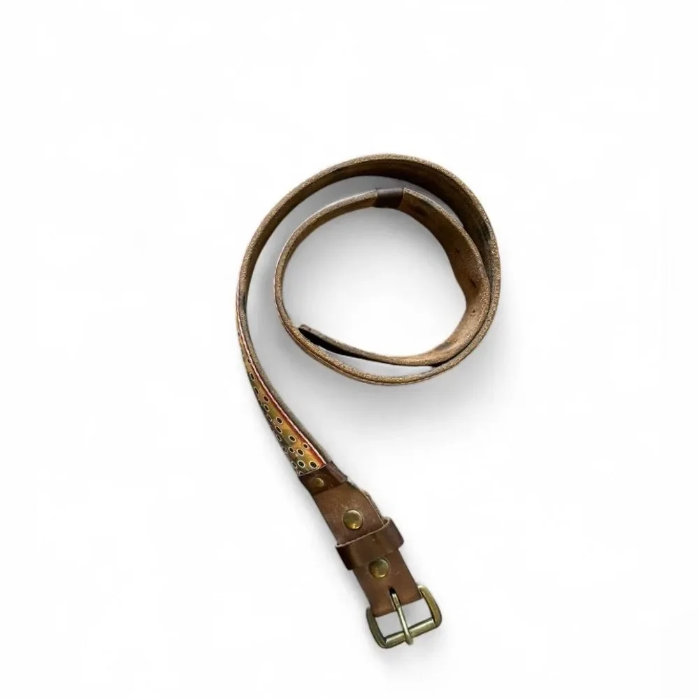Whiskey Leatherworks The Cutthroat Belt Cutthroat Trout 38